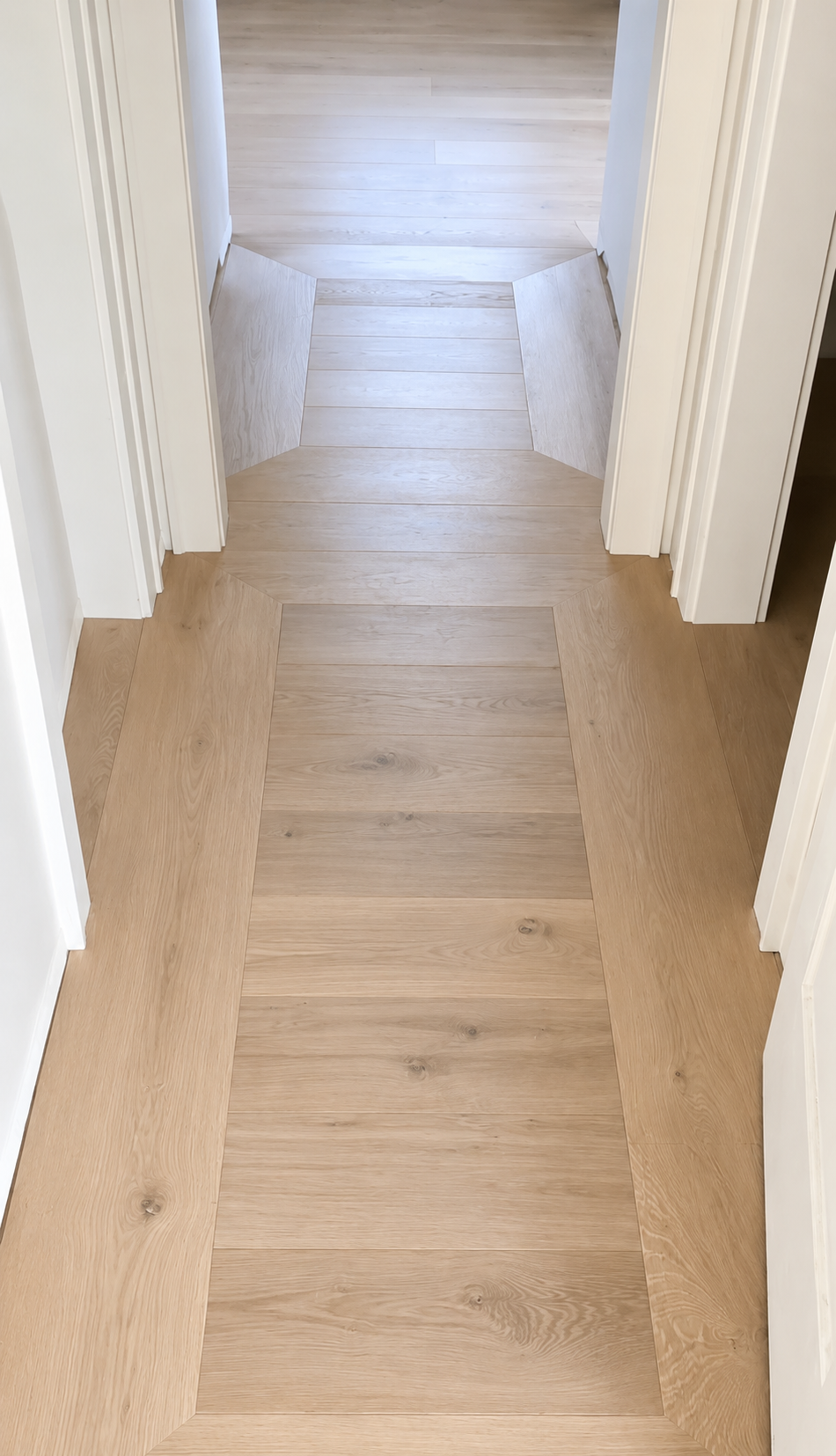 Wide Plank White Oak Flooring — custom hardwood by American Apex Construction