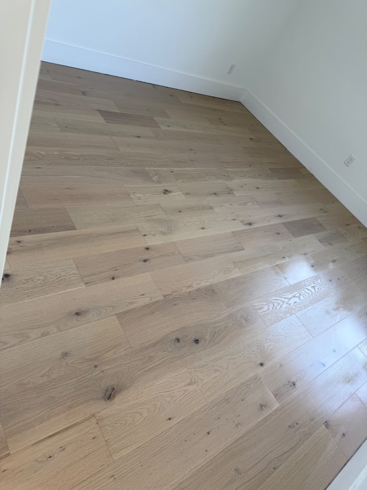 Wide Plank White Oak Flooring — hardwood by American Apex Construction