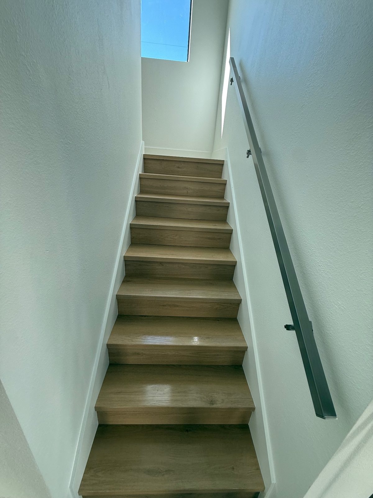 Premium Stair & Transition Detail — hardwood by American Apex Construction