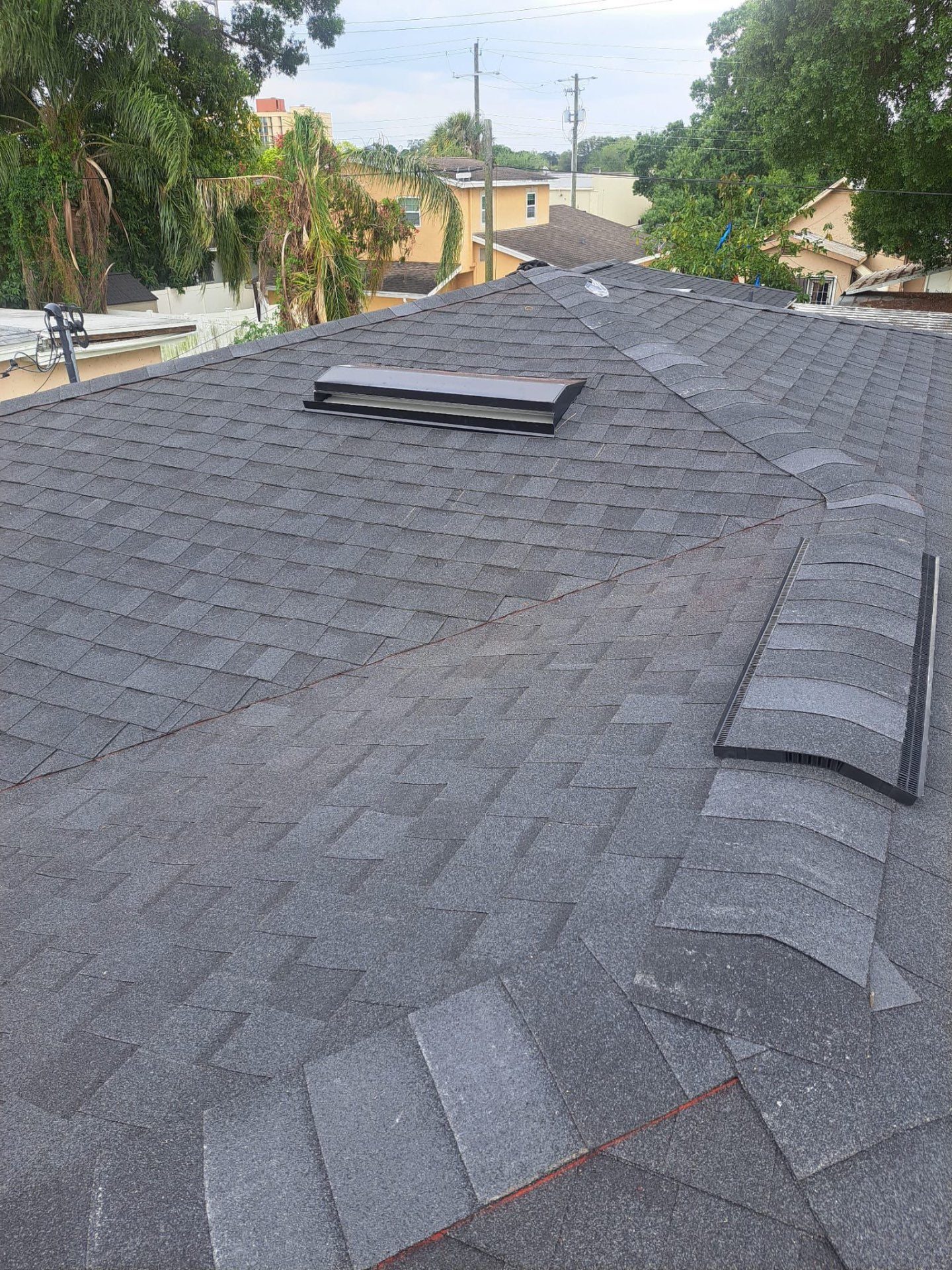 Roofing project by American Apex Construction
